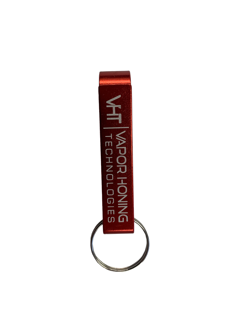 Vapor Honing Technologies - Aluminum Key Chain Beer Bottle Can Vapor Honing Technologies - Aluminum Key Chain Beer Bottle Can