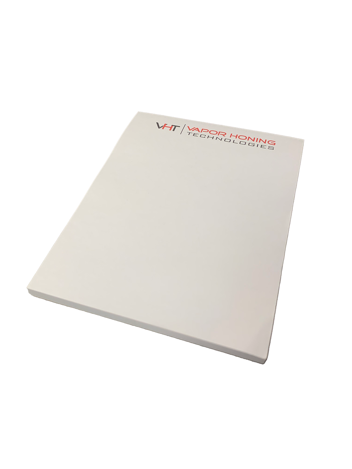 Vapor Honing Technologies Blank Portable and Convenient Note Pad