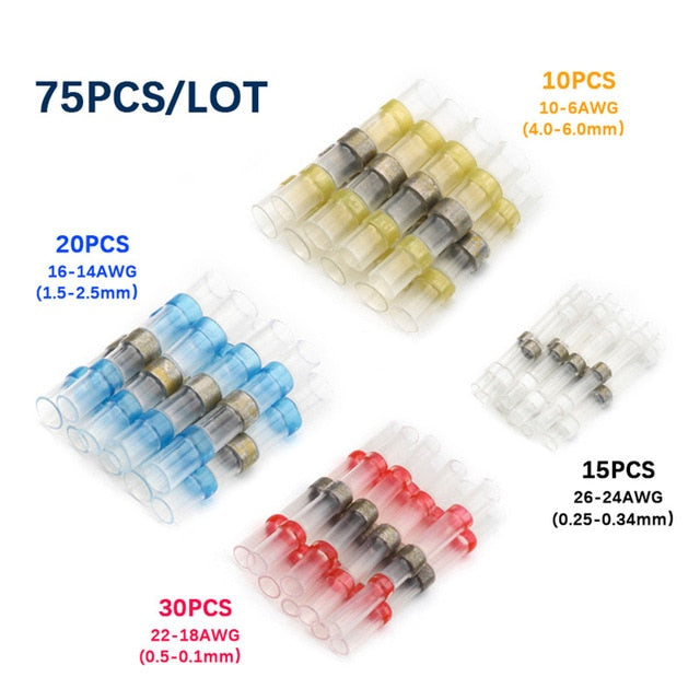 340/240PCS Waterproof Solder Stick Seal Sleeve Heat Shrink Butt Wire 340/240PCS Waterproof Solder Stick Seal Sleeve Heat Shrink Butt Wire